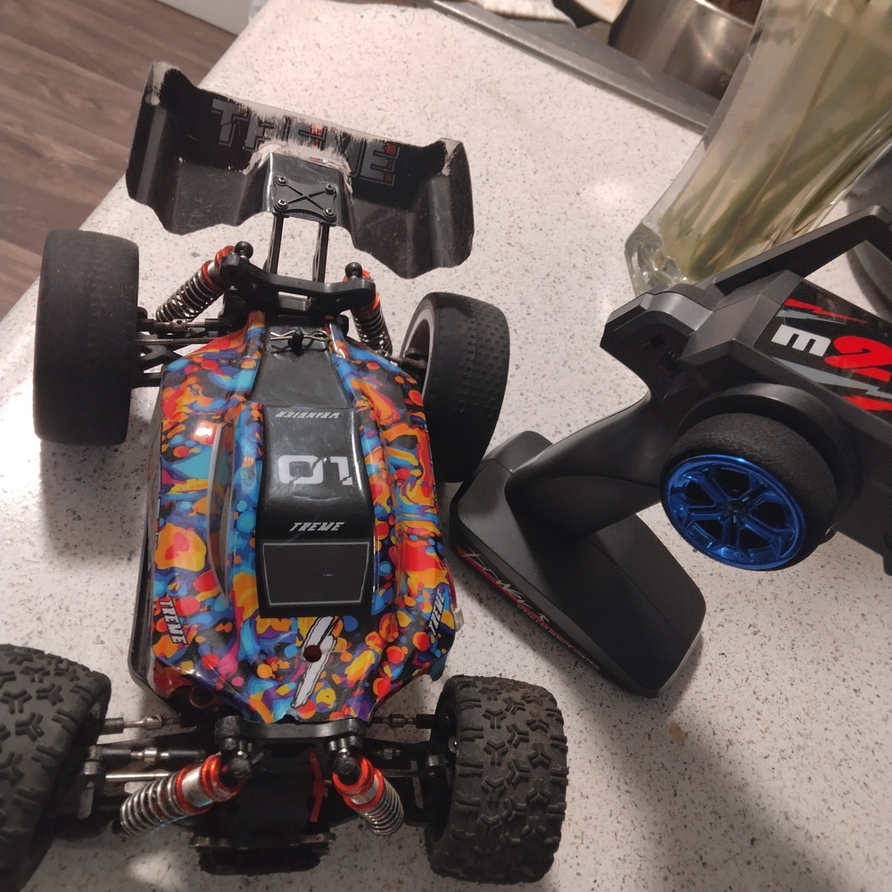 Thrilling Multicolor Remote Control Car